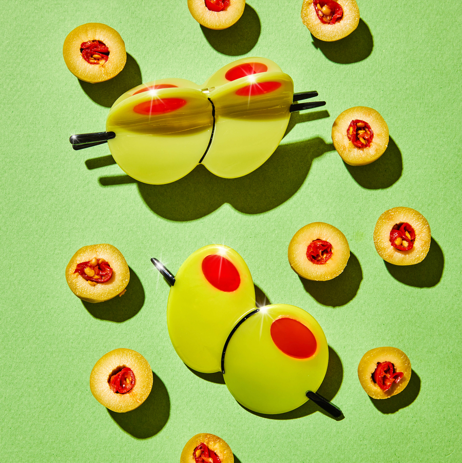 Large Olive Hair Claw Clip