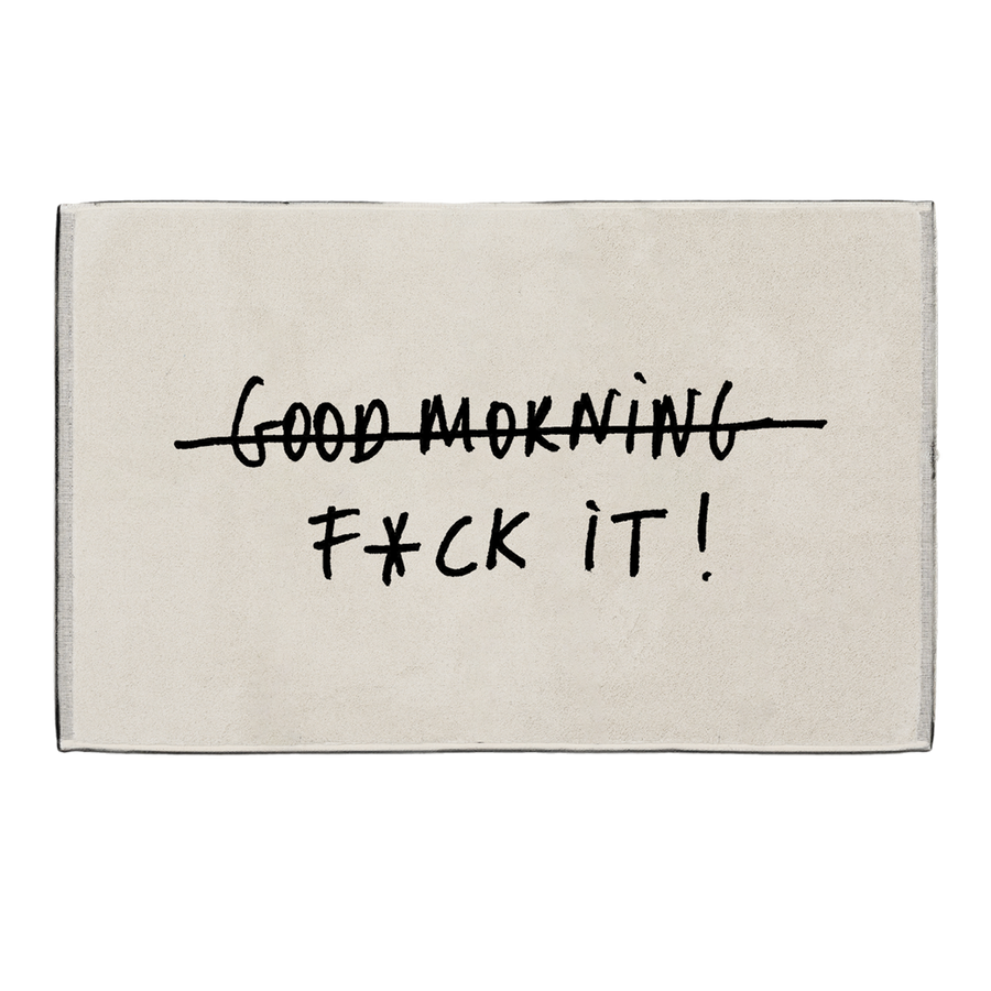 Bath mat f*ck it