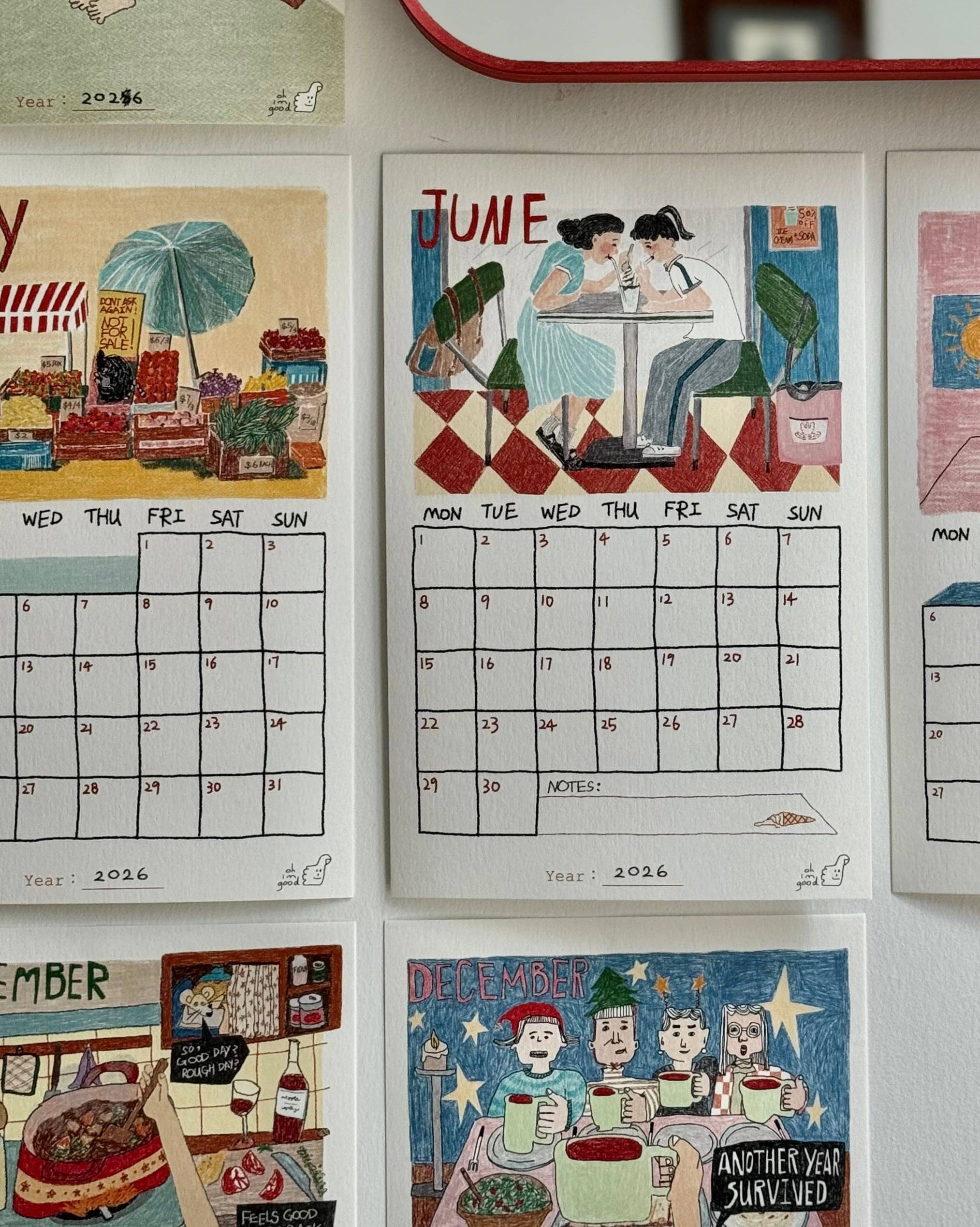 2026 Monthly Calendar