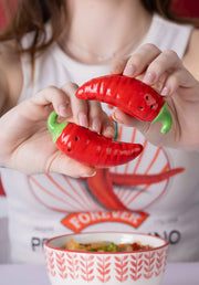 Chilli salt and pepper shaker
