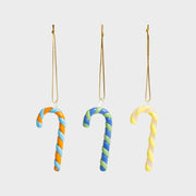 Ornament candy cane set of 3
