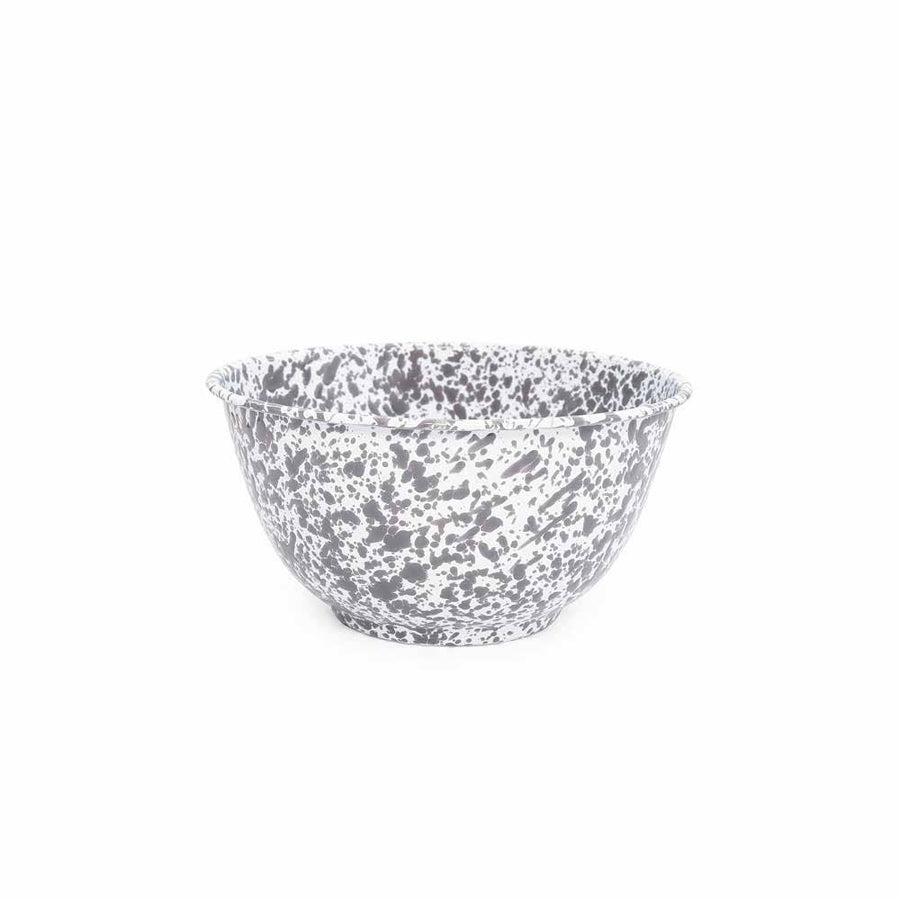 Splatter Enamelware Large Salad Bowl