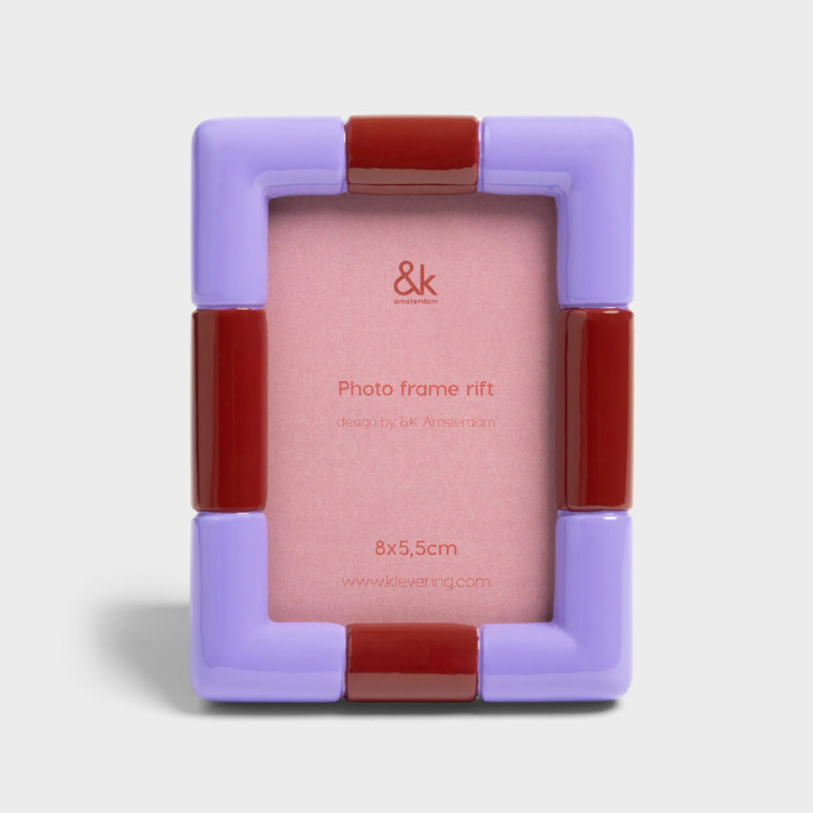 Photo frame rift rectangle lilac