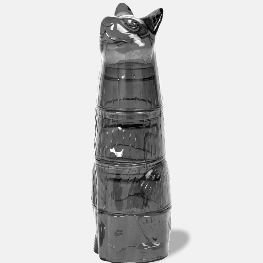 Black Kitty Stackable Glasses