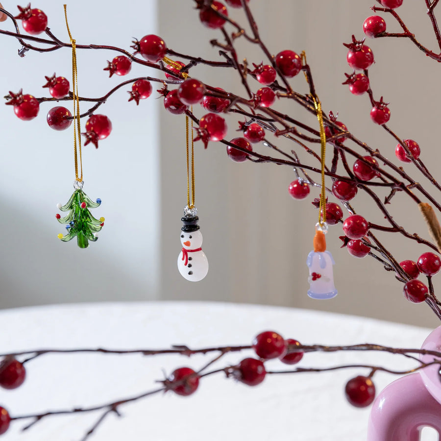 Ornament merry #2 set of 3