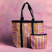 Pouch | Navy/ Pink/ Red