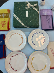 Statement Plate — Set of 4 (with Gift Package)