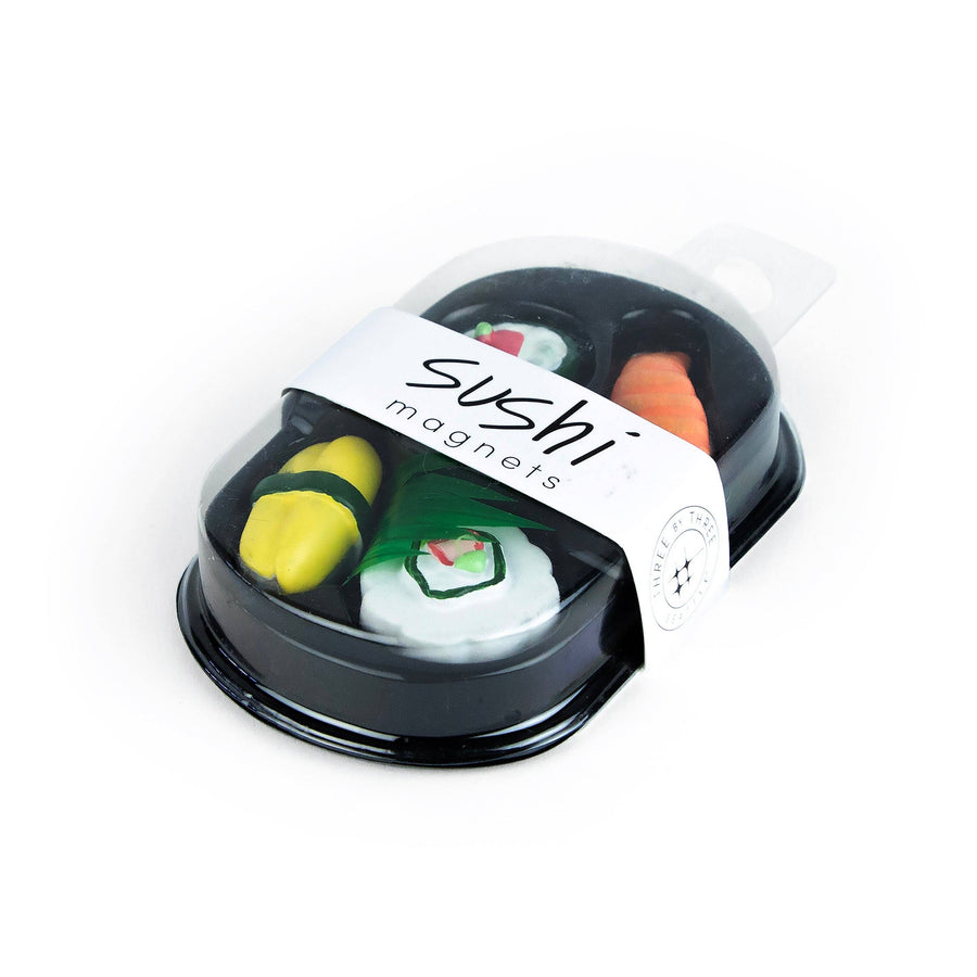 Colorful SUSHI magnets ICONIC packaging s/4