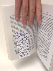 Magnetic Bookmark - Too Much Tea