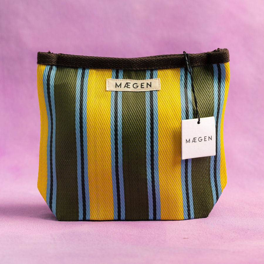 Pouch | Chocolate/Yellow/ Olive