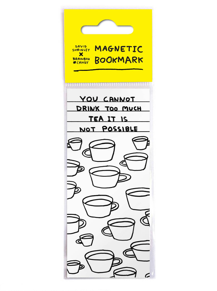 Magnetic Bookmark - Too Much Tea