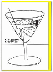 Pleasing Situation Card by David Shrigley