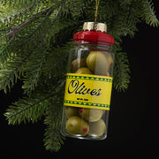 Olive Jar Cocktail Garnish Holiday Ornament – Christmas Decor
