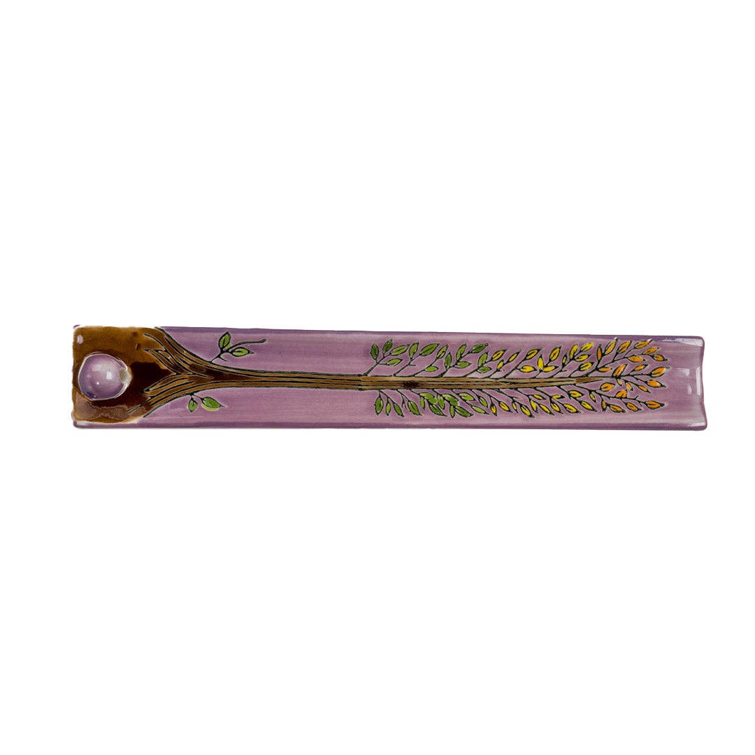 Handpainted Ceramic Incense Holder