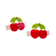 Cherries Alligator Hair Clip Set