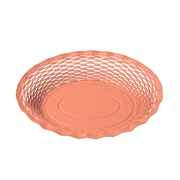 Oval Color Metal Food Basket, Large size