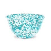 Splatter Enamelware Large Salad Bowl