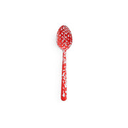 Splatter Enamelware Large Slotted Spoon