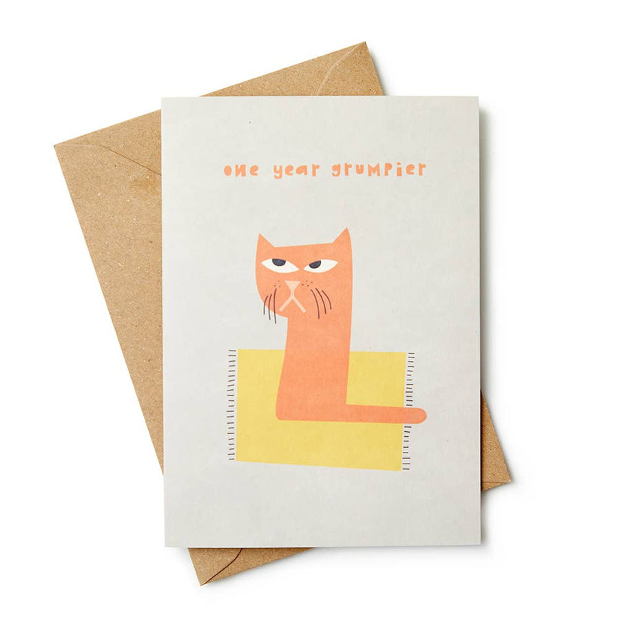 One Year Grumpier Card