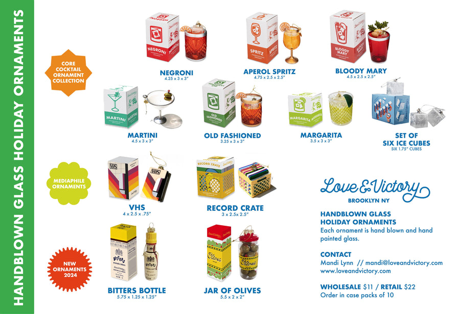 Margarita Cocktail Holiday Ornament – Christmas Decor