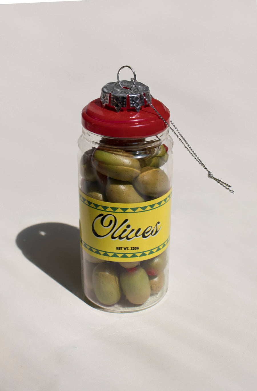 Olive Jar Cocktail Garnish Holiday Ornament – Christmas Decor