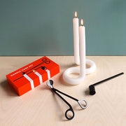Candle Care Set - Stainless Steel Snuffer & Wick Trimmer
