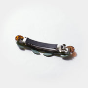 Brocéliande French Barrette — Lotus & Snail