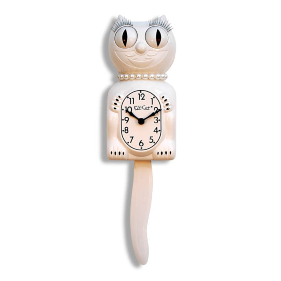 White Lady  Kit Cat Klock - Limited Edition