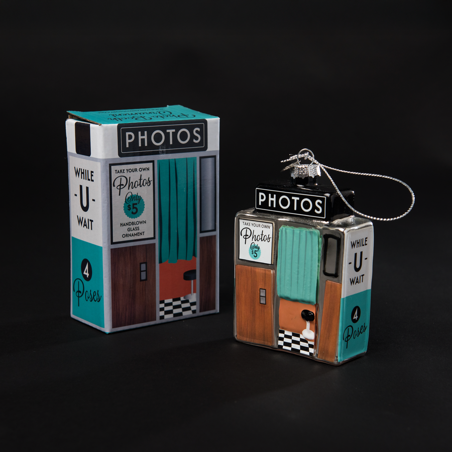 Photo Booth Holiday Ornament – Christmas Deco