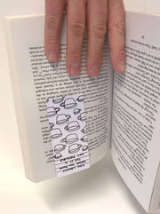 Magnetic Bookmark - Too Much Tea