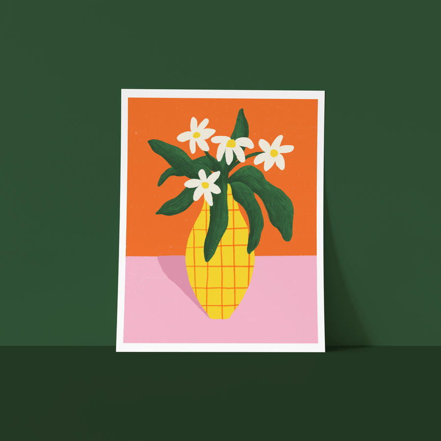 Affiche 'Je me suis acheté des fleurs'