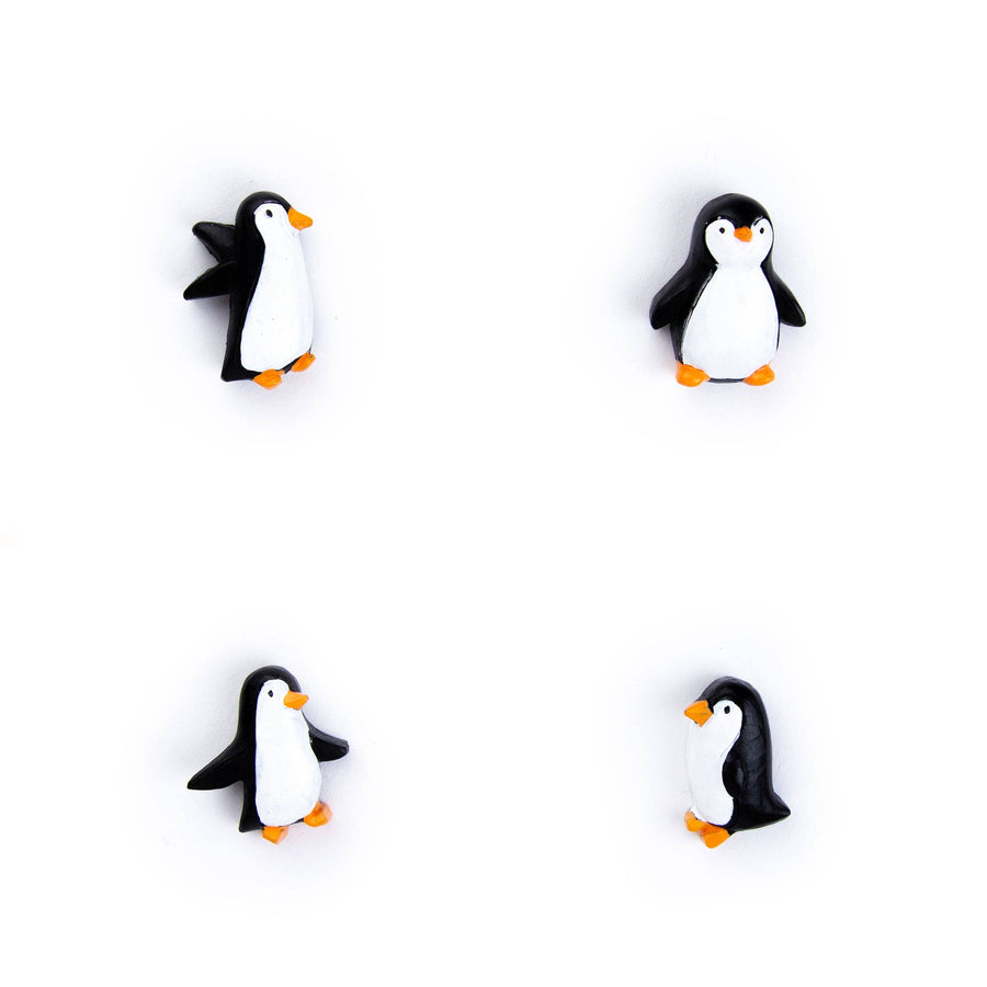 Colorful PENGUIN magnets s/4