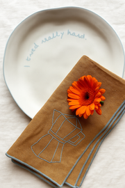 Statement Plate - 'I tried really hard'