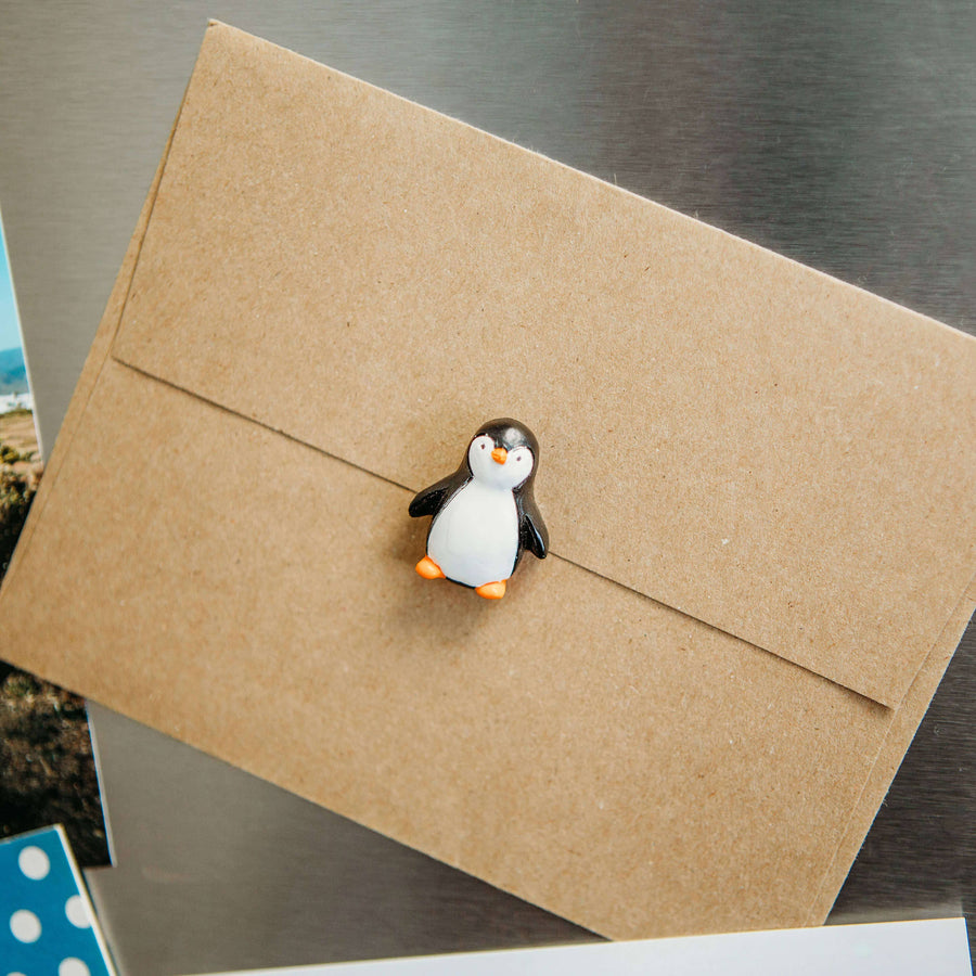 Colorful PENGUIN magnets s/4
