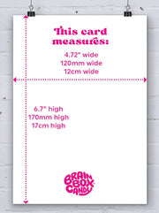 End Of The World Card by David Shrigley