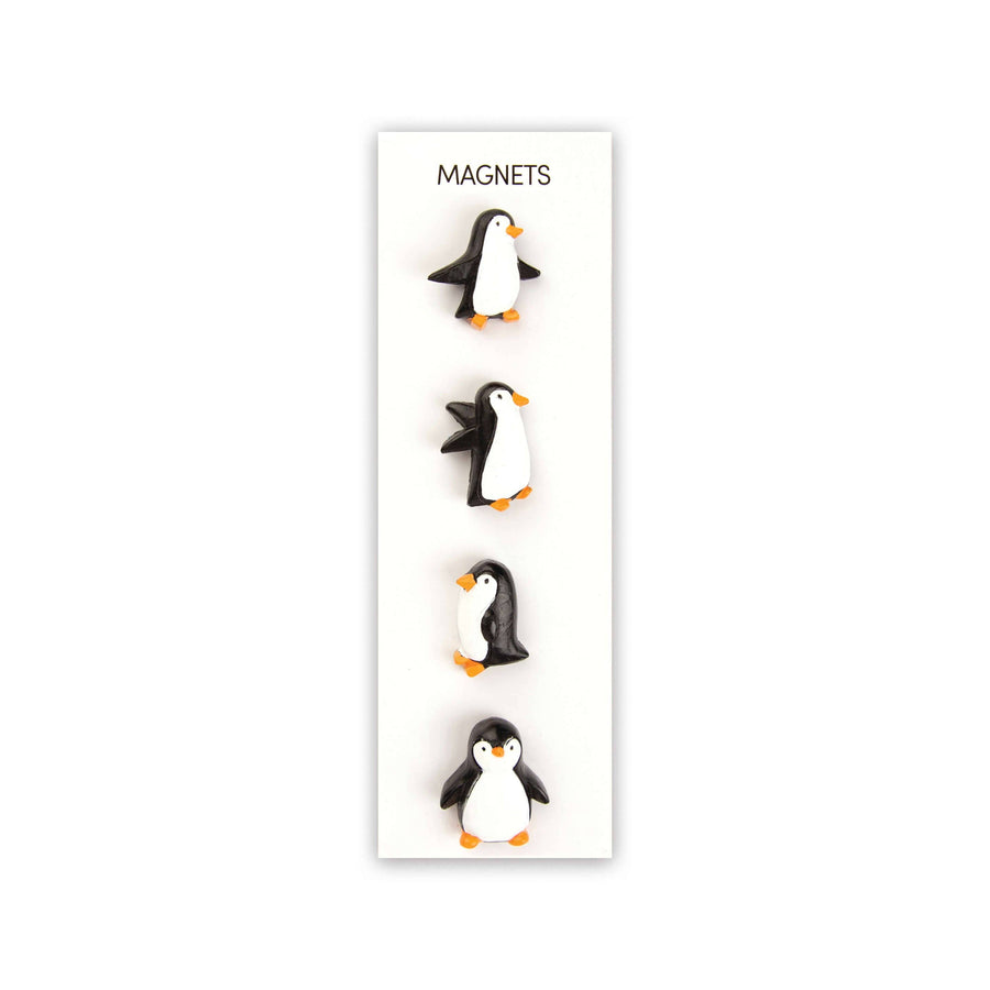 Colorful PENGUIN magnets s/4