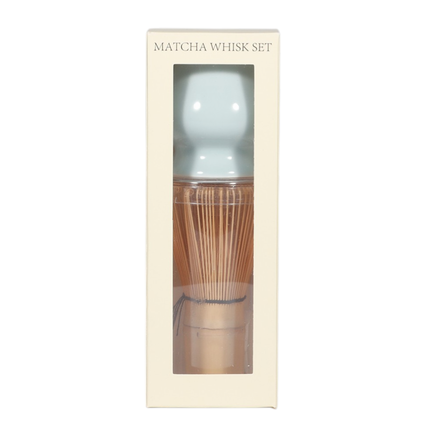 Matcha Whisk Light Blue Stand, Chasen and Scoop Set