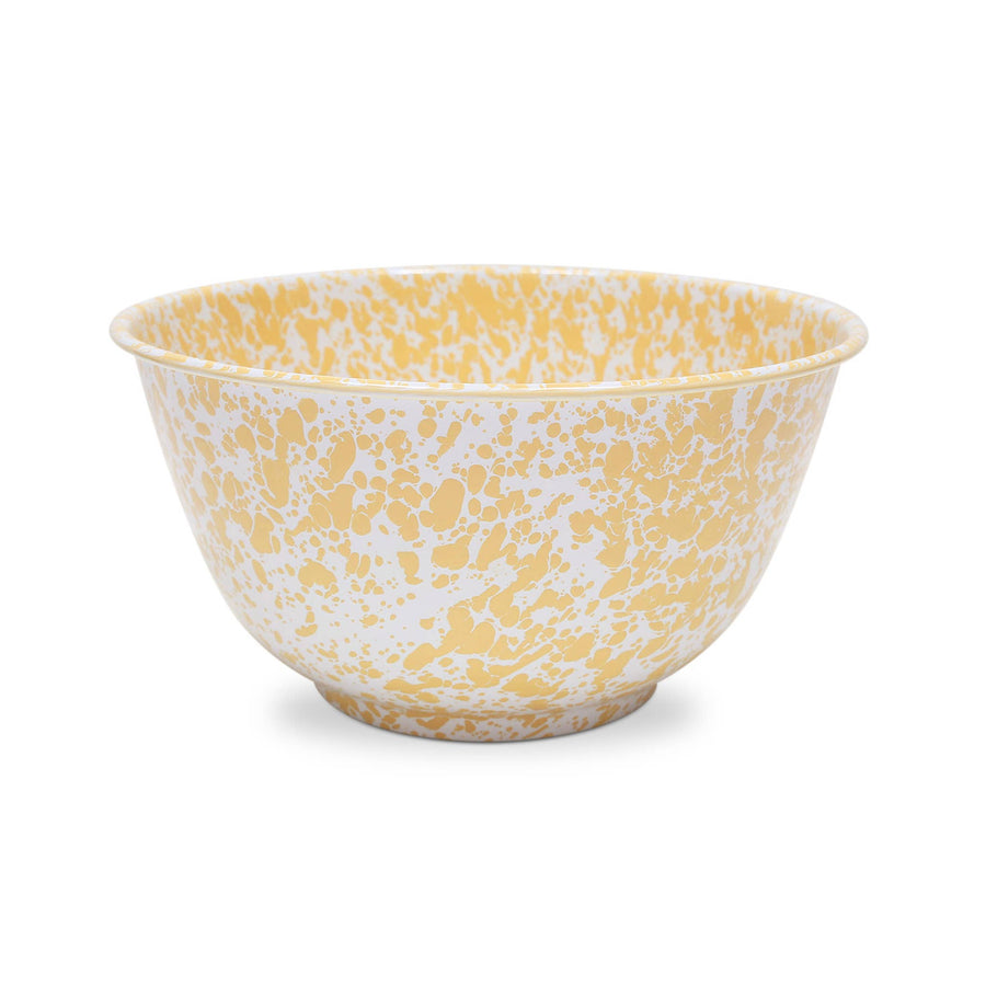 Splatter Enamelware Large Salad Bowl