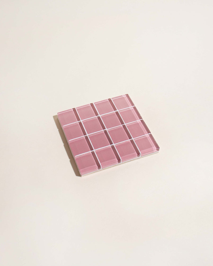 GLASS TILE COASTER - It's Heart