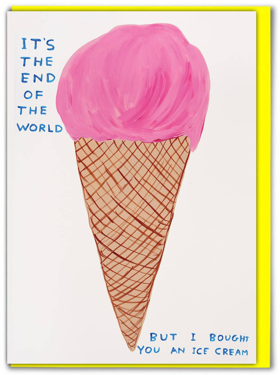 End Of The World Card by David Shrigley