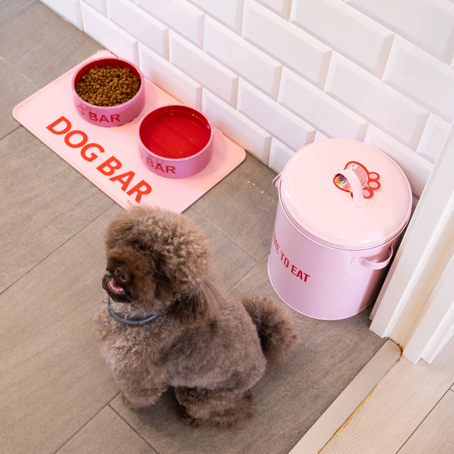 "Dog bar" feeding mat