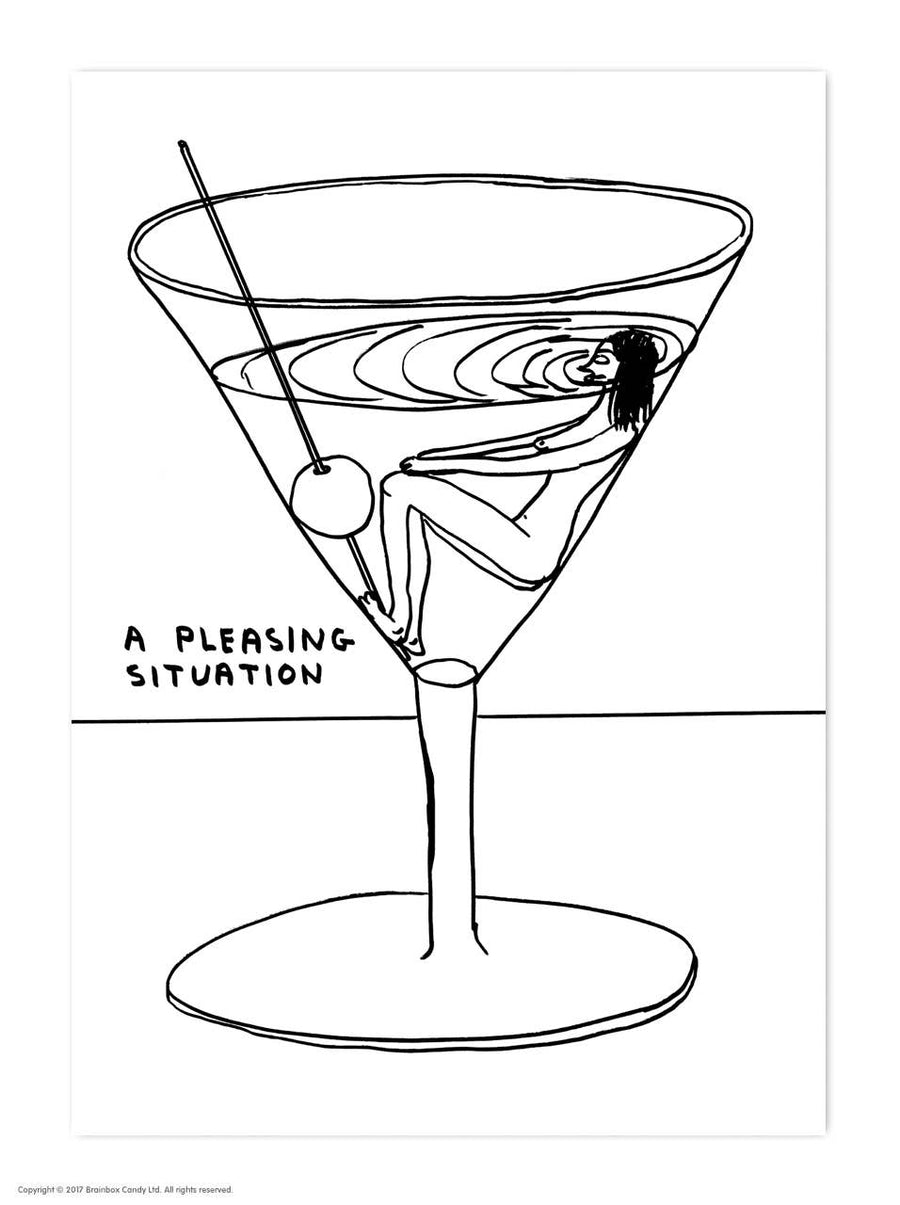 Pleasing Situation Card by David Shrigley