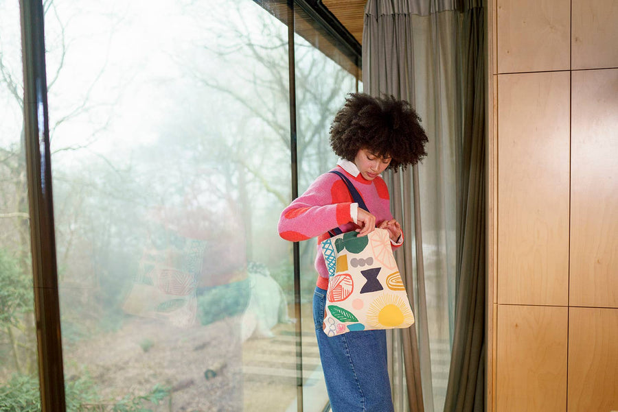 Doodle Cotton Tote