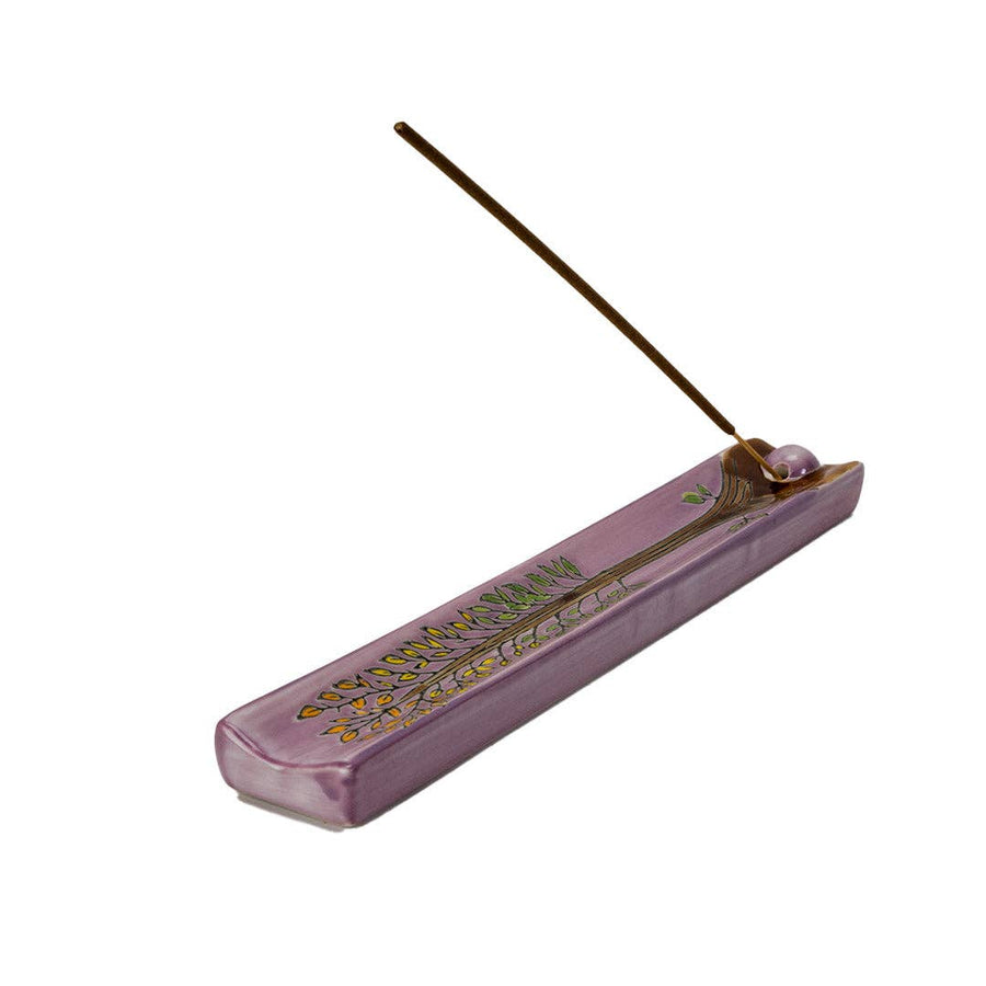 Handpainted Ceramic Incense Holder