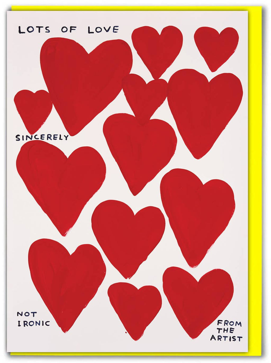 Do You Love Me Card by David Shrigley