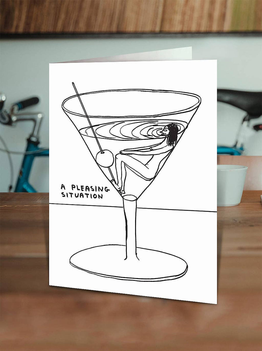 Pleasing Situation Card by David Shrigley