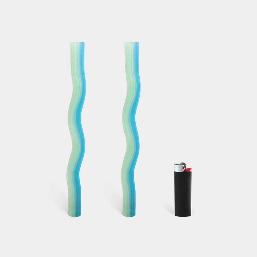 Wiggle Candles - Mint (2 pack)