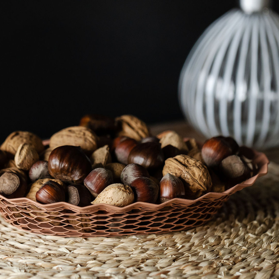 Oval Color Metal Food Basket, Large size