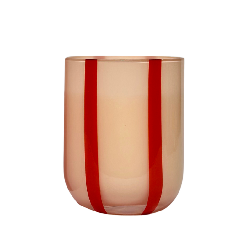Atina Glassware - Pink & Red