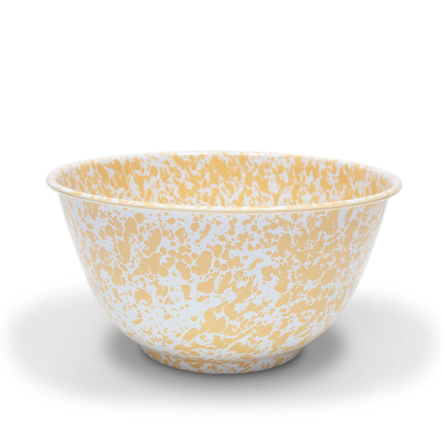Splatter Enamelware Large Salad Bowl